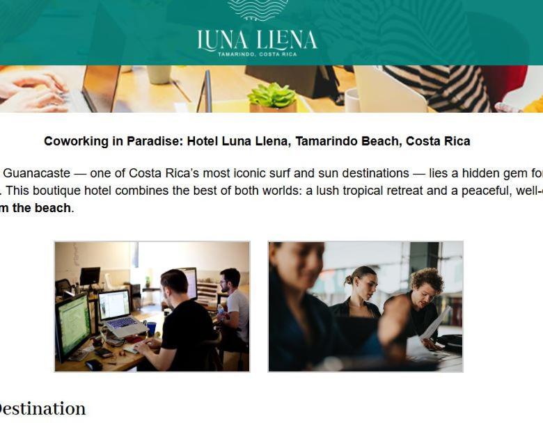 Hotel Luna Llena Тамариндо Екстер'єр фото